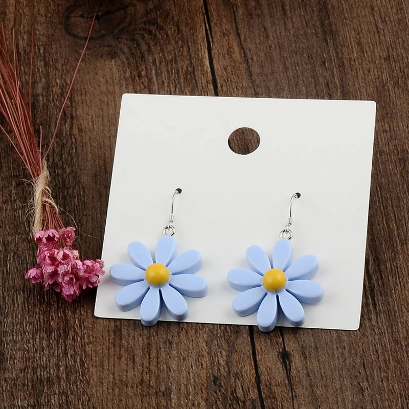 

Ins Small Fresh Daisy Flower Ear nail Sunflower Earring Korea Style Temperament Girl earrings Jewelry