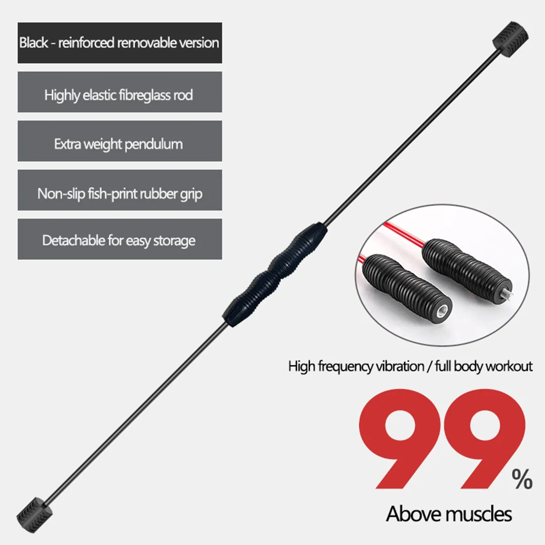 

Multifunctional Stretch Bar Adult Arm Vibration Shake Training Bar Detachable Home Felix Fitness Equipment