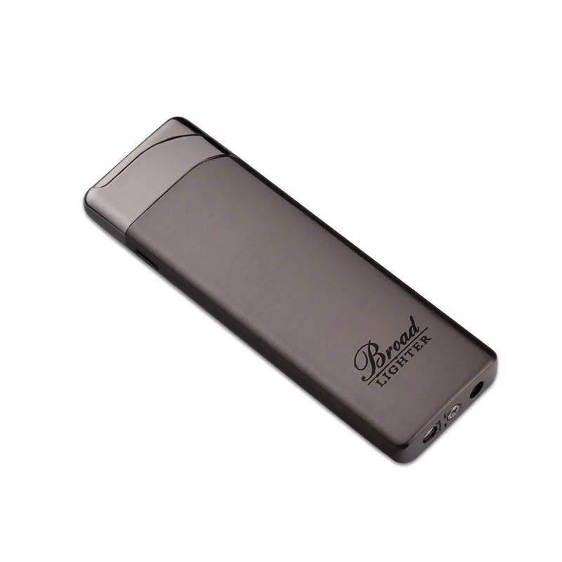 Турбонепродуваемая трубная зажигалка ультратонкая компактная металлическая