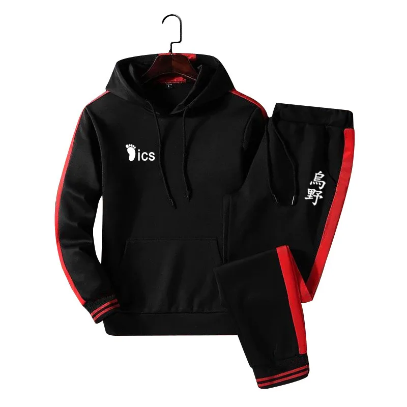 Осенне-зимняя Толстовка Karasuno для старшей школы японский аниме спортивный костюм