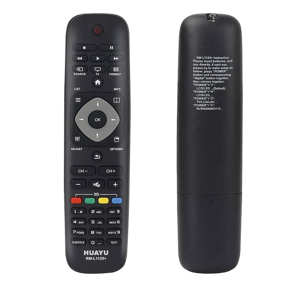 Новый пульт дистанционного управления для телевизоров Philips LCD RM-L1125 URMT39JHG003 YKF340-001