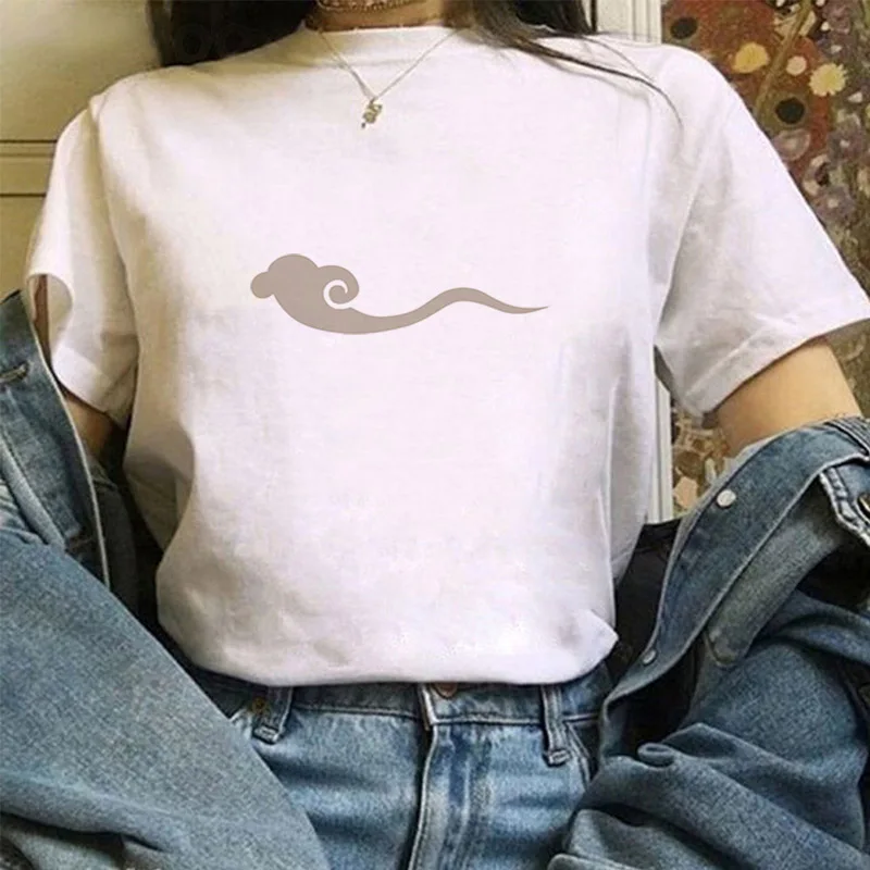

T-shirts With Short Sleeves Kawaii Shirt Summer Sleeve Women Women's Clothing Free Shipping Women-clothing Woman Graphic Tops
