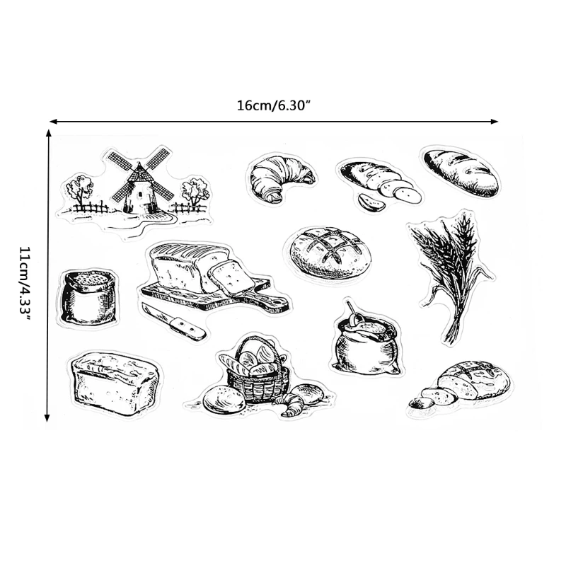 Прозрачный силиконовый штамп для скрапбукинга сделай сам декор фотоальбома | Дом