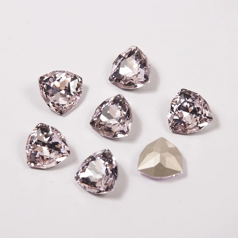 Yanruo 4706 Trilliant Стеклянные Камни DIY Strass острый задний кристалл для нашивки Стразы все для шитья аксессуары