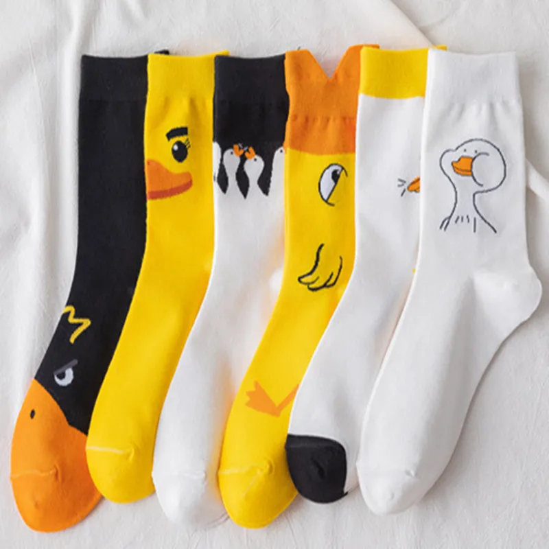 

Anime Goose Socks Cosplay Animal Funny Unisex Kawaii Casual Soft Cottton Duck Sock