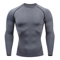 high quality mens t shirt long sleeve top mma compression tight shirt plus size 4xl bodybuilding t shirt autumn jogging suit