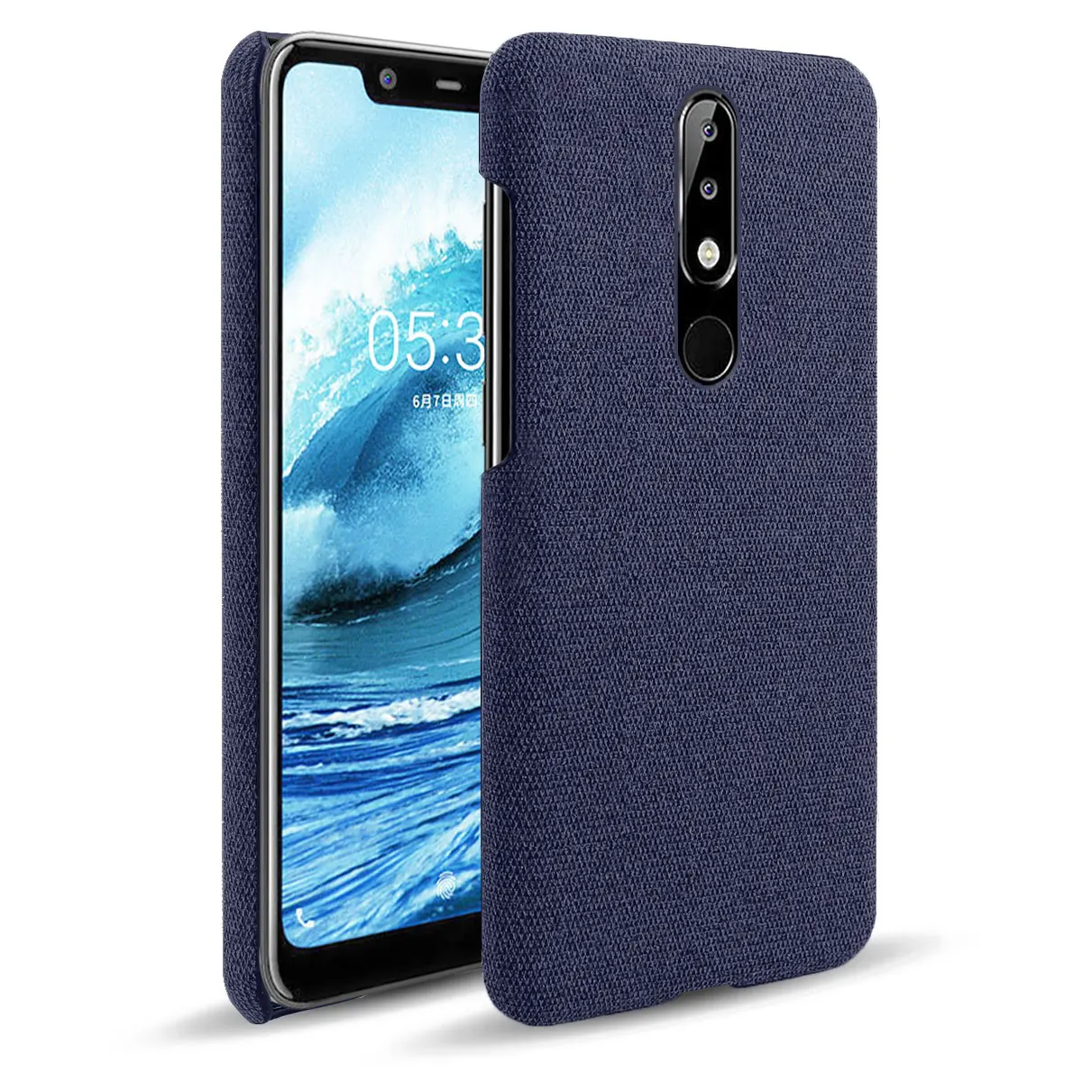 Тканевые Чехлы для Nokia 2,2 3,1 Plus 3,2 4,2 5,1 6,2 7 plus 7,1 9 pureview X5 X6 X7 X71 8,1 2,3 5,3 8,3 2,4 3,4 (art.: 3920b41ea110d) - 3920b41ea110d