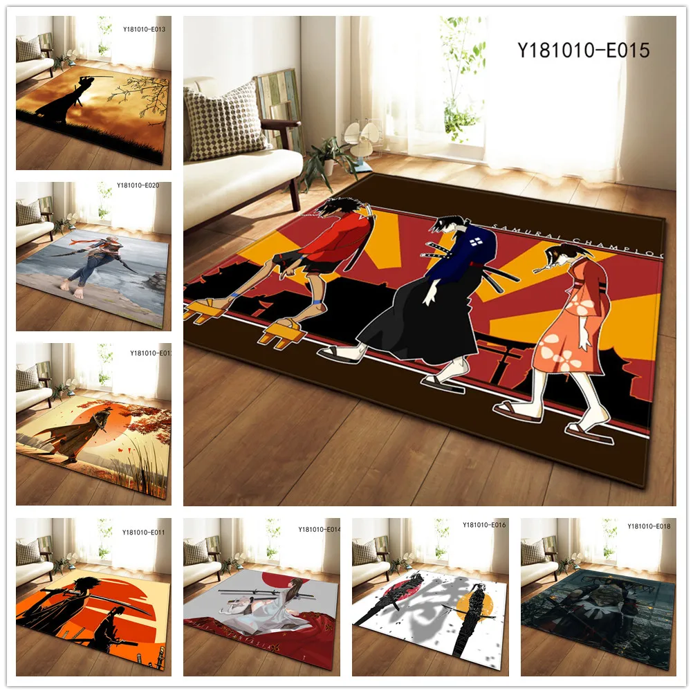 3D мультфильм аниме серии печатных ковры для гостиной спальни дома большой ковер