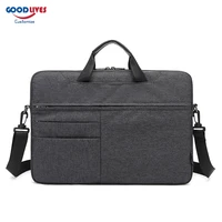 custom logo man briefcase business travel mens bags office briefcases laptop bag for men shoulder portfolio mens work handbag