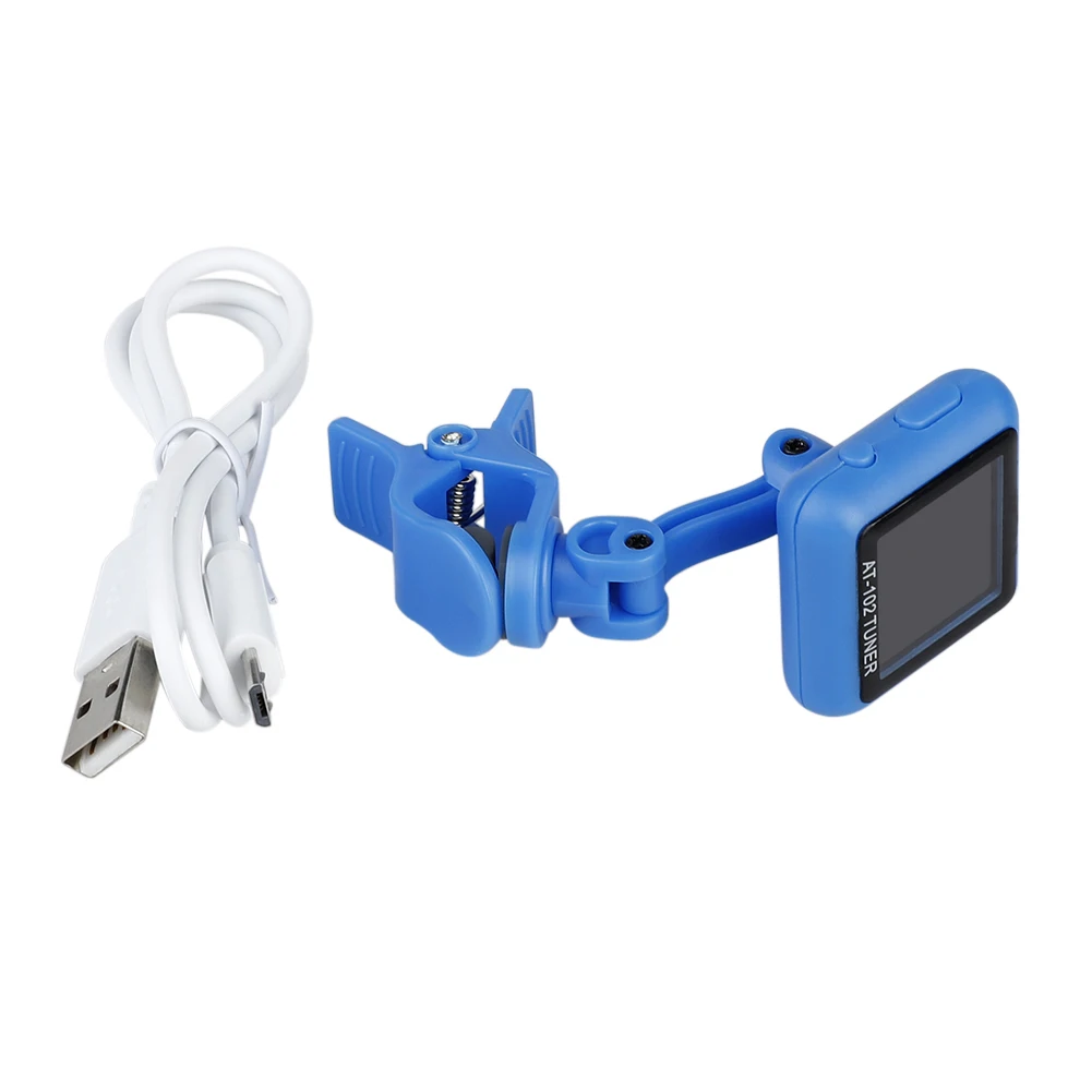 ЖК дисплей Дисплей клип тюнер для бас гитары скрипки Ukelele Mode хроматический с