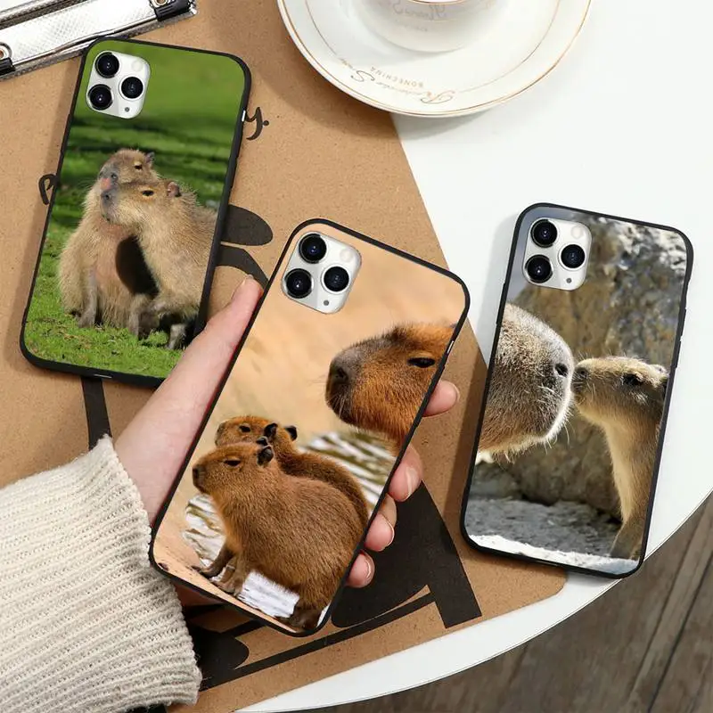 

Capybara cute animal Phone Case for iPhone 11 12 pro XS MAX 8 7 6 6S Plus X 5S SE 2020 XR mini