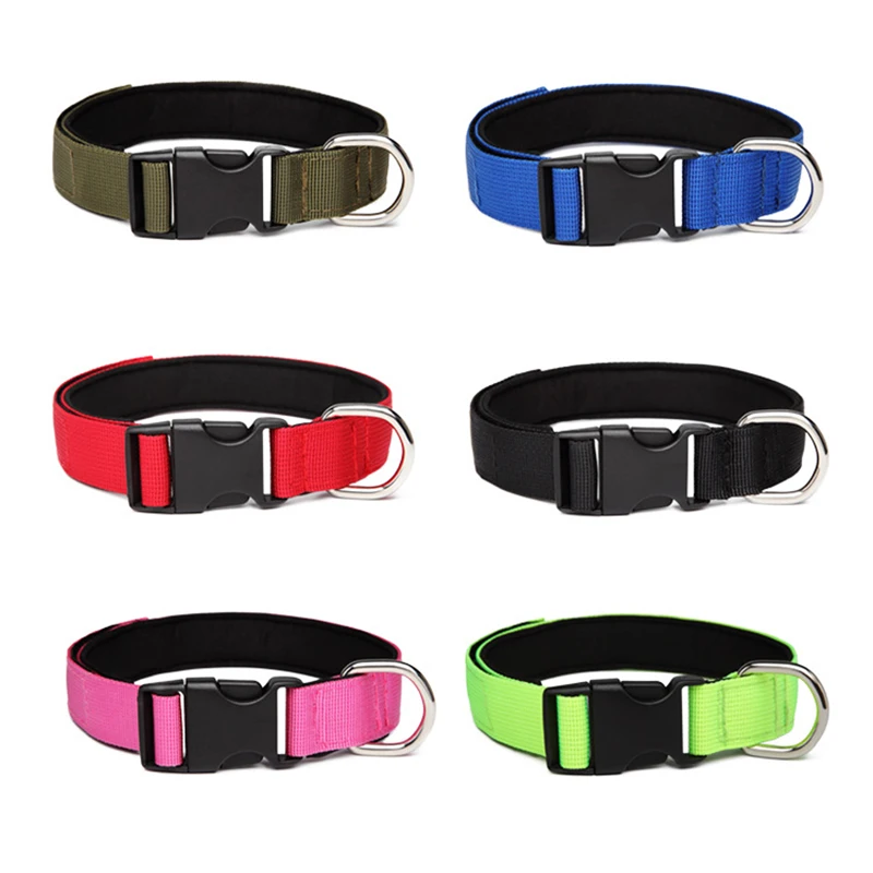 

Various Models Colors Nylon Webbing Dog Collar Heavy Duty Clip Buckle Pet Collar for Small ,Medium And Large Dogs Chihuahua Dog