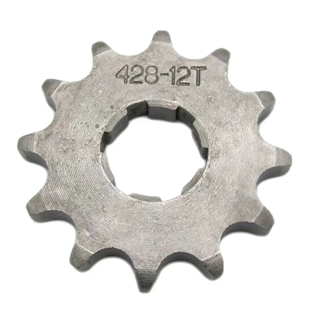 

12T 428 цепь/шаг передняя Звездочка Cog для питбайка/внедорожника квадроцикла 20 мм