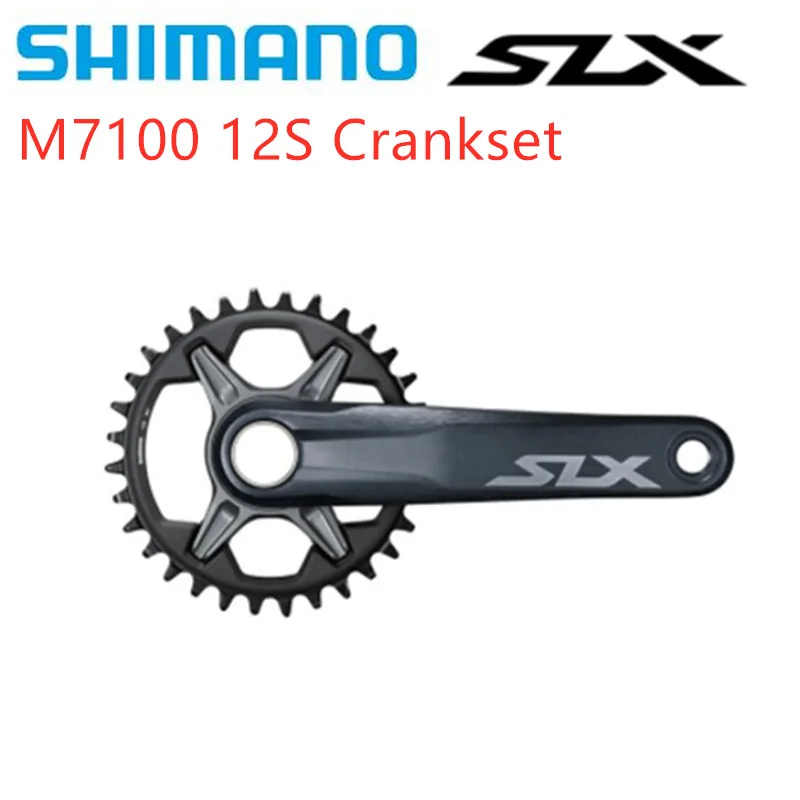 SHIMANO SLX FC-M7100 32T 34T шатун 1X12S MTB велосипед шатун цепи колеса 170 мм 34T без MT800 Нижний Кронштейн