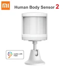 Датчик движения Xiaomi Smart Human Body Sensor 2, датчик движения с сетчатым шлюзом и поддержкой Bluetooth, работает с приложением Mi Home