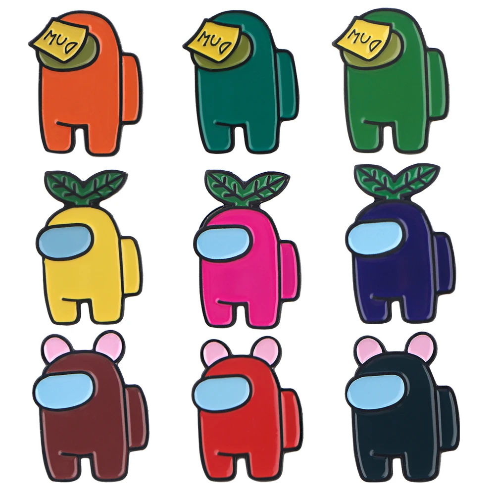 DZ1134 игровые фигурки астронавта эмалированные булавки значок брошь на рюкзак