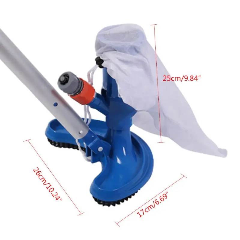 

Nozzle Suction Head Swimming Pool Cleaning Brushes Plastic Bottom Pool Wall Multipurpose Tools for Cleans Wall Pool Tool