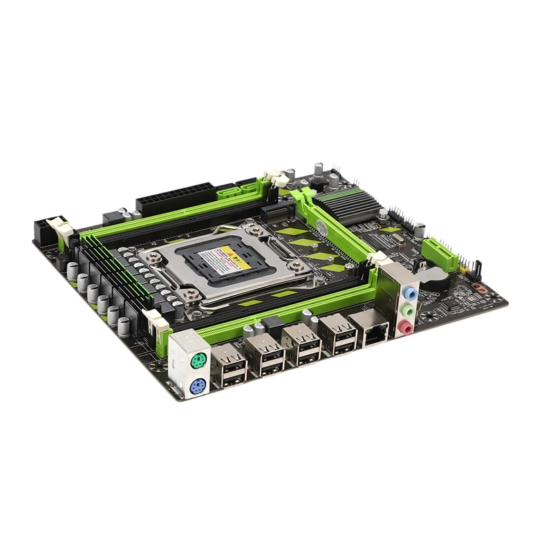 Материнская плата X79 Lga 2011 4xDdr3 двухканальный 64 Гб памяти Sata 3 0 Pci E 8Usb для