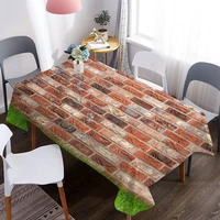 custom 3d table cover stone pattern coffee tablecloth picnic table cloth birthday party dinner for home decoration