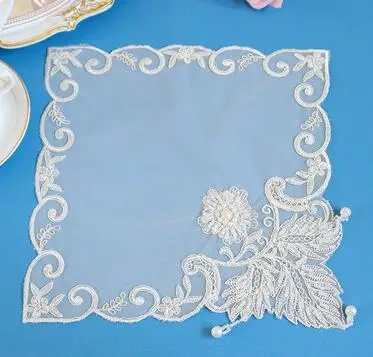 

Цветочный тканевый коврик для стола из полиэстера и хлопка