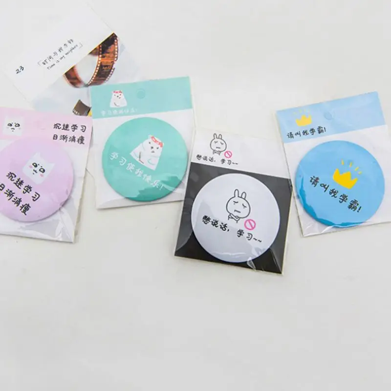 Мода мультфильм прекрасный портативный компактное зеркальце для макияжа