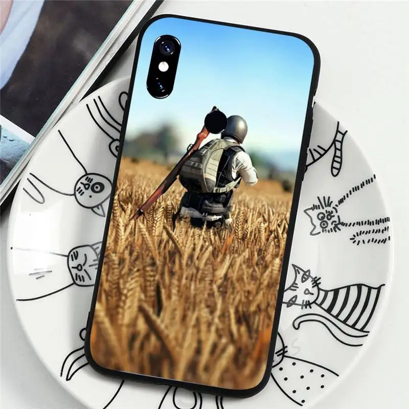 

pubg hot fashion game Phone Case For Xiaomi Redmi note 7 8 9 t k30 max3 9 s 10 pro lite luxury deisgn cover