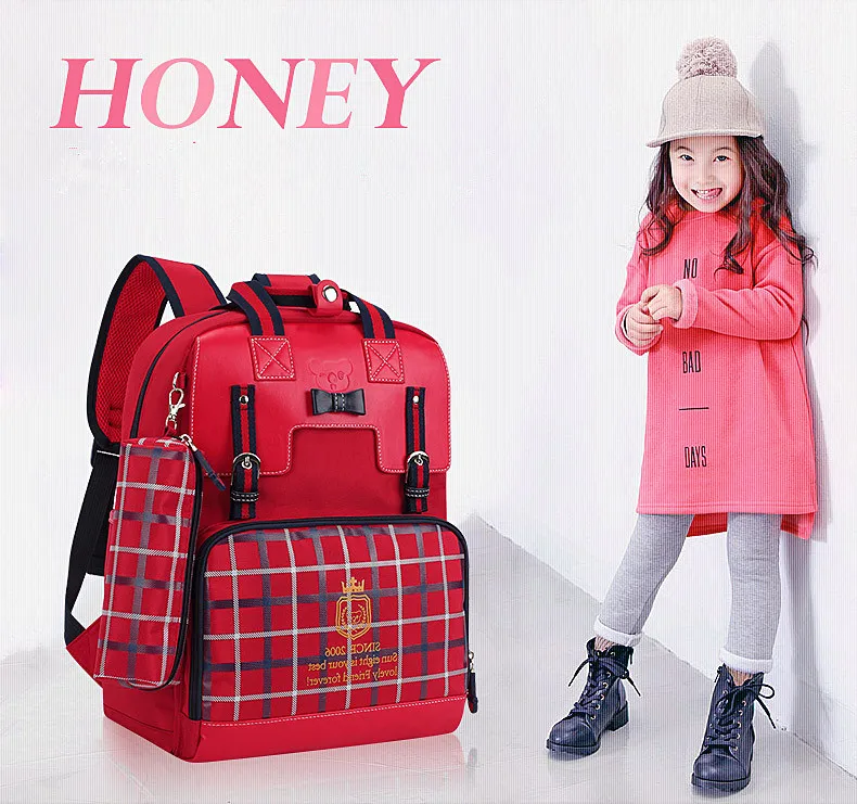 Школьные ранцы OKKID для девочек милые водонепроницаемые нейлоновые рюкзаки