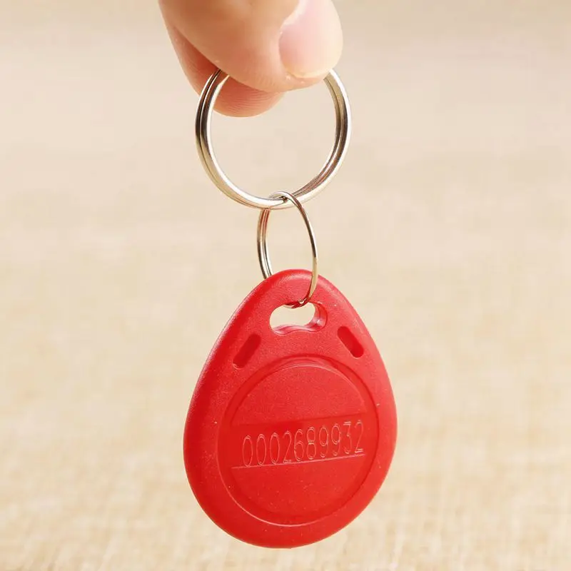 100pcs Cle ID RFID Remote Control Identification Card Door System Entry Access Tag Badge token lock 125KHZ Red | Безопасность и