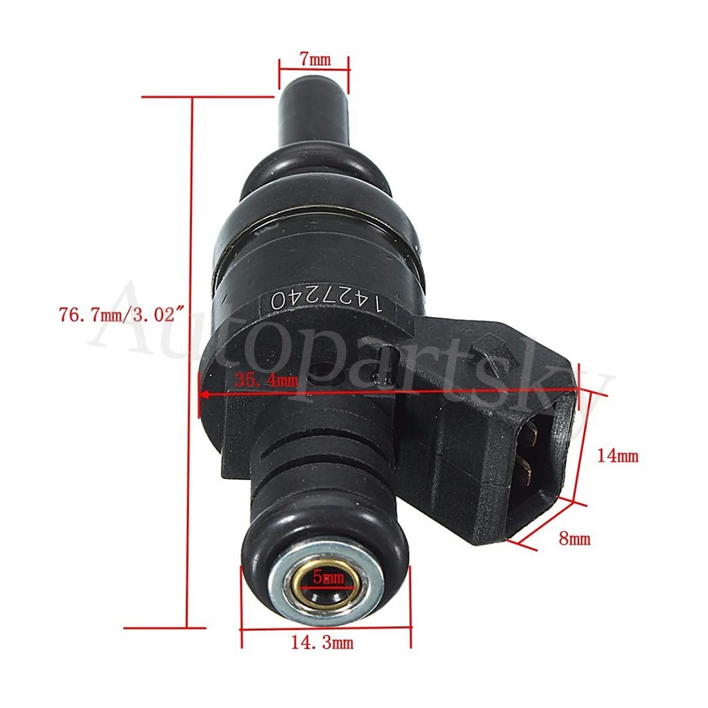 Топливная форсунка 1427240 13537546244 для BMW E46 E39 X3 Z3 Z4 323i 328Ci 528i 323Ci 525i 320i 325xi 3 5 Series 2.5L 2.8L |