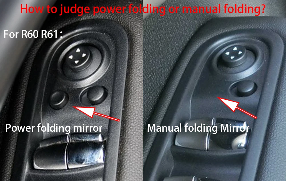 Зеркальные Чехлы для дверей и заднего вида 2 шт. Стайлинг автомобиля Mini Cooper S Clubman