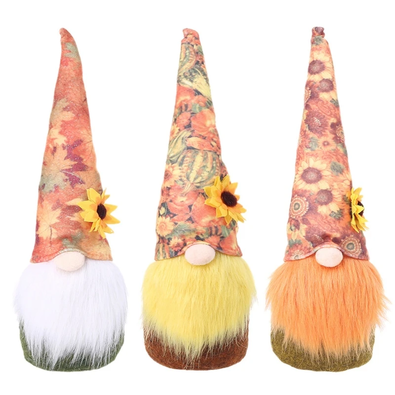 Осенний урожай фестиваль гном подсолнечника шведский ниссе томте подарок на