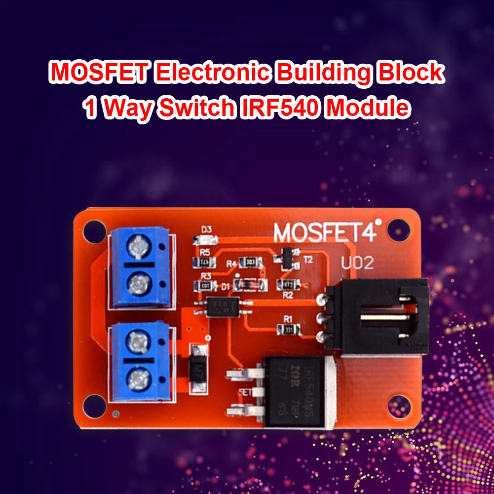 HW-197 четырехканальная 4-канальная Кнопка MOSFET IRF540 V4.0 + модуль драйвера