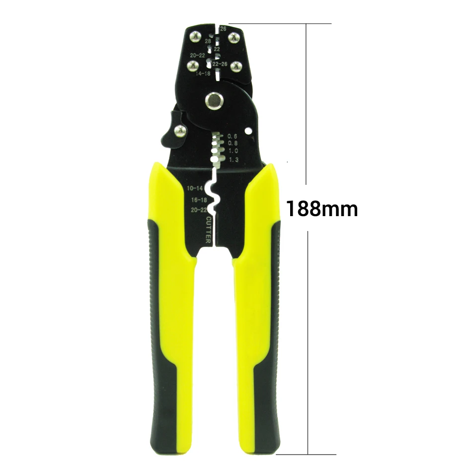

Multipurpose plier Tool Crimping Stripping Pliers Cable Wire Stripper Cutter Multifunctional Snap Ring Terminals Crimper