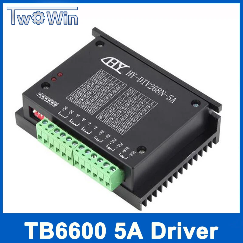 

TB6600 0.2-5A CNC controller ,stepper motor driver nema 17,23, tb6600 Single axes Two Phase Hybrid stepper motor for cnc