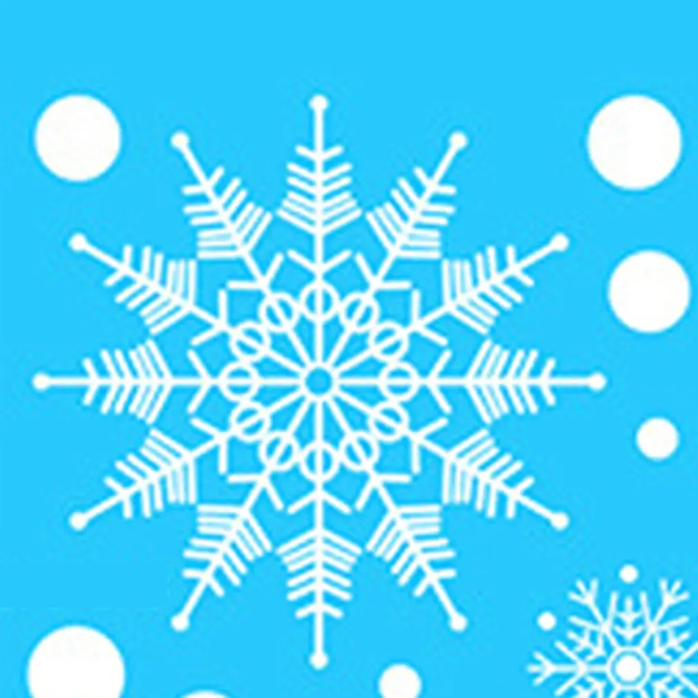 

Static PVC decorative stickers for Christmas doors and windows double-sided electrostatic window glass stickers