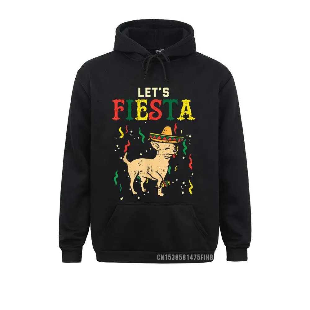 

Lets Fiesta Mexican Chihuahua Dog Cinco De Mayo Pet Dog Hoodie Sweatshirts Long Sleeve Plain Hoodies Outdoor Hoods For Men