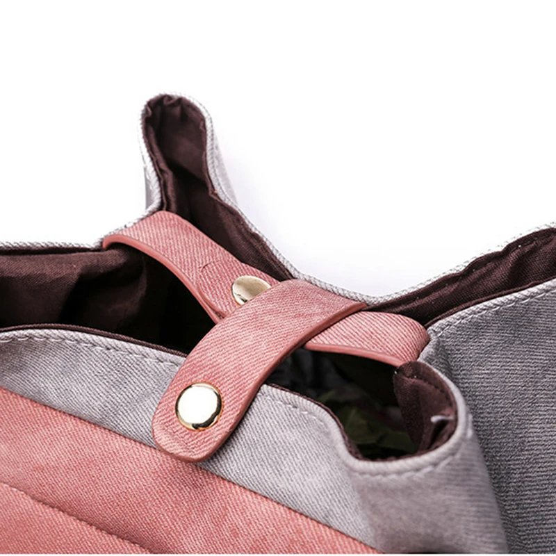 

New Fashion Pu Leather Women Backpack College Wind Backpack Mochila Mujer Trend Women'S Simple Casual Bags Preppy Style Hasp