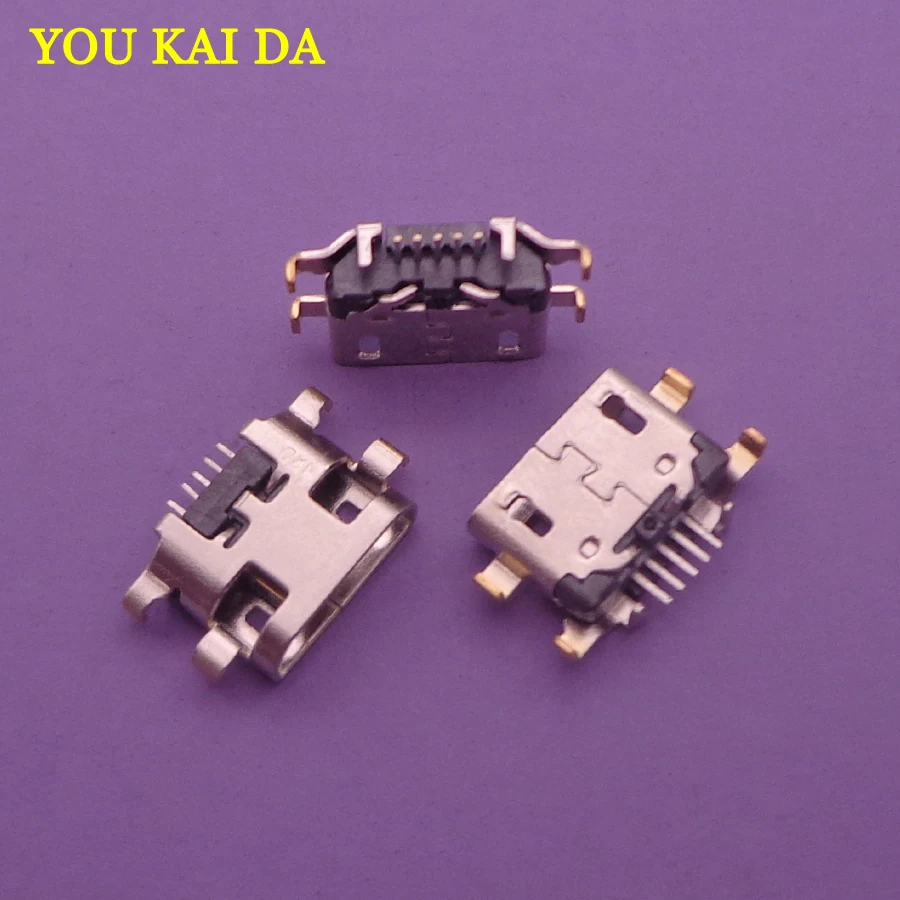 2 шт./лот для Wiko View 4 Micro USB разъем подключения зарядного порта док-станции Запасные