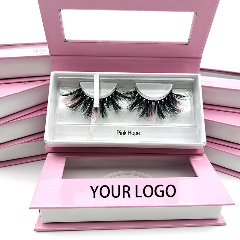 Заводская цена детские розовые коробки для ресниц фирменная торговая марка