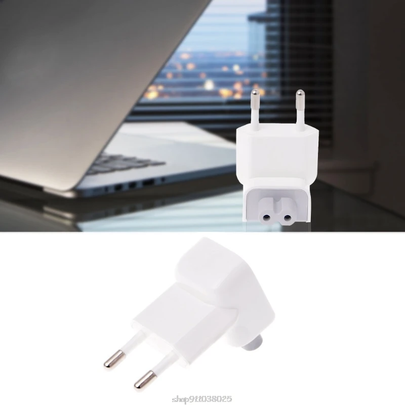 

Laptop EU plug For Apple Macbook Travel Charger AC Plug Adapter Converter Mar02 21 Dropship
