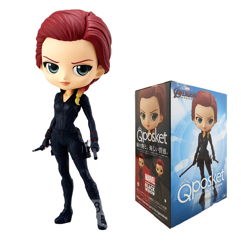 

Marvel Avengers Iron Man Captain America Black Widow Thor Rocky Toy Model Surprise Gift for Children