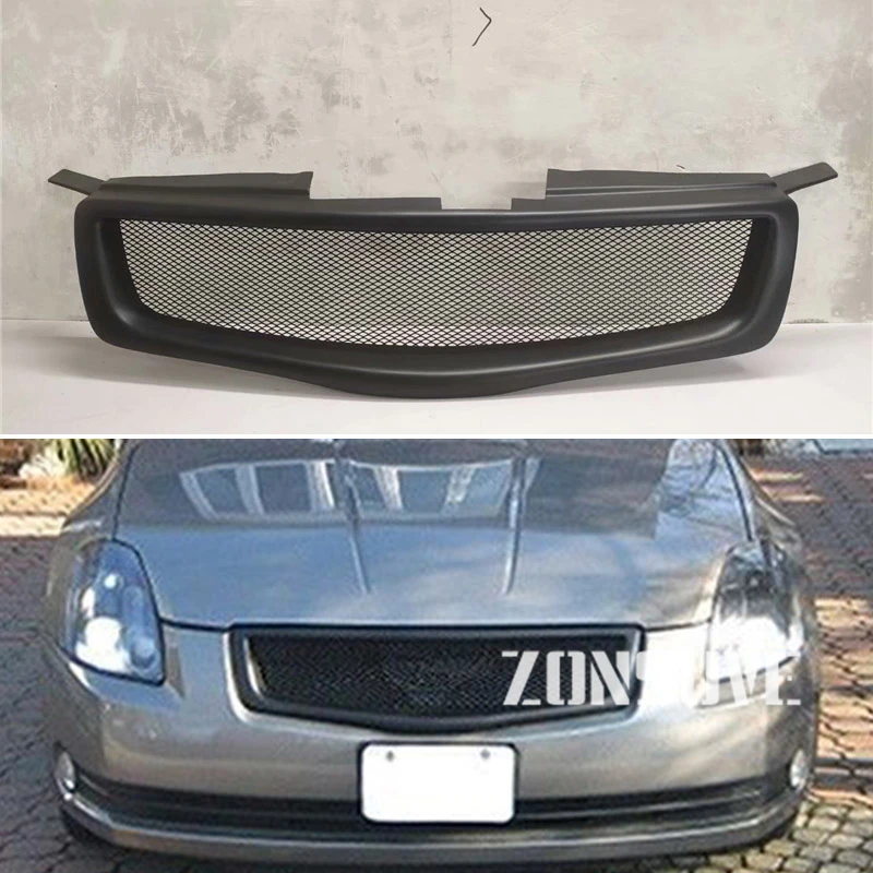Насадка на решетку радиатора для Nissan Maxima 2004 2005 2006 года из углеродного
