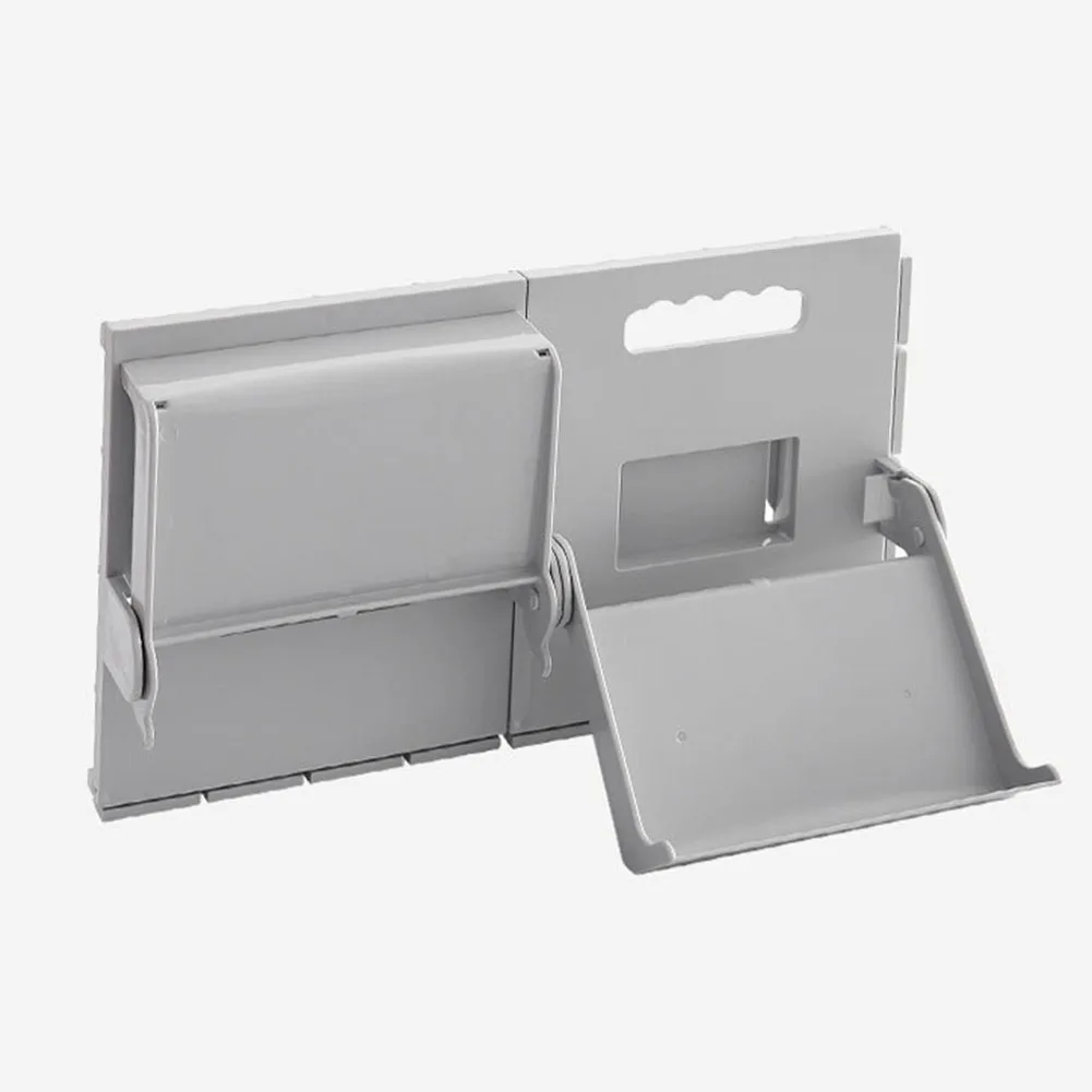 Пластиковый вертикальный штабелируемый стеллаж для обуви компактный хранения