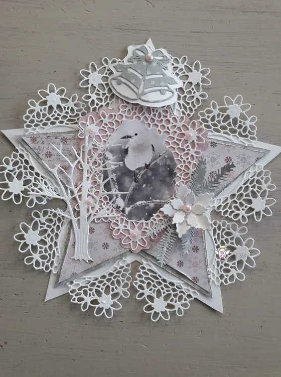 Mmao ремесла Металлические Стальные режущие штампы Новый сетчатый цветок кружева