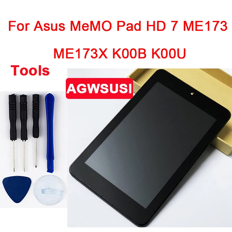 Для Asus MeMO Pad HD 7 ME173 ME173X K00B K00U (для LG) Сенсорное стекло сенсорный экран дигитайзер +