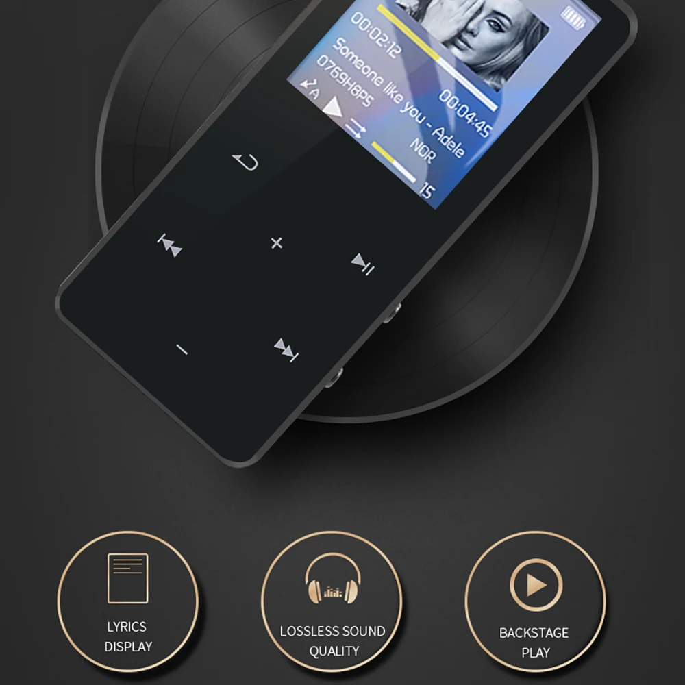 Mp3-плеер новая версия Bluetooth с сенсорным экраном и встроенным 16 ГБ Hi-Fi портативный