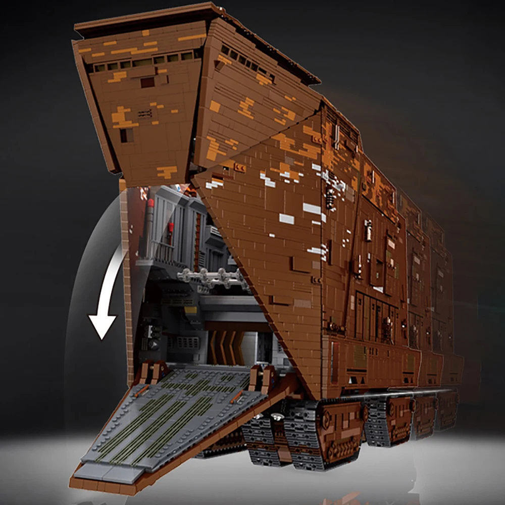 Mould King Star Toy Wars The Cavegod UCS Sandcrawler Model Sets Assemble Bricks Kids Educational DIY Toys Christmas Gifts | Игрушки и
