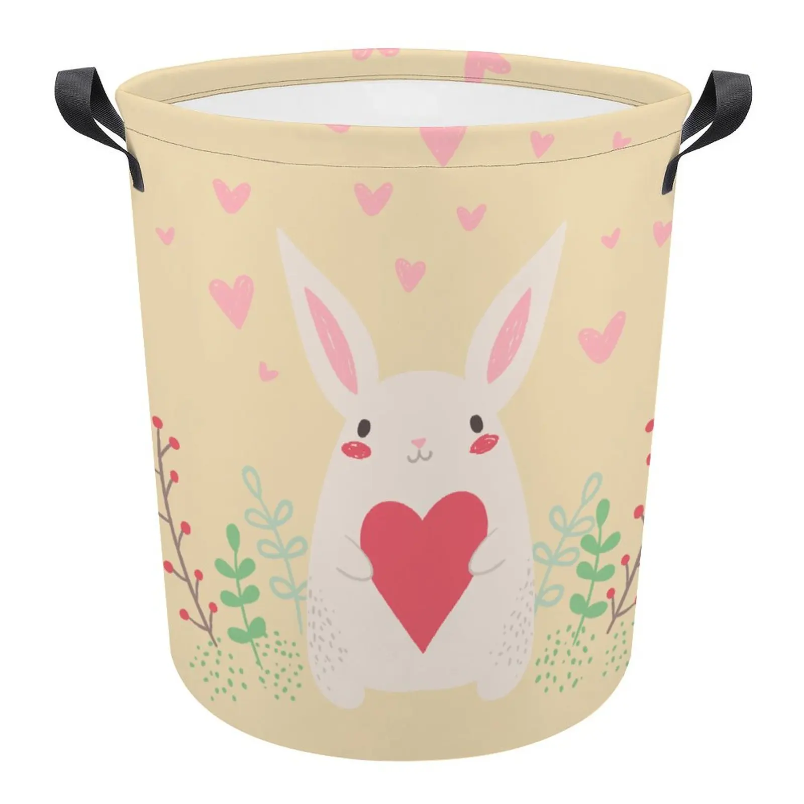 

Laundry Basket Large Capacity Cartoon With Handles Waterproof Folding for Dirty Clothes Toy Storage Bucket Durable Storage Hamp