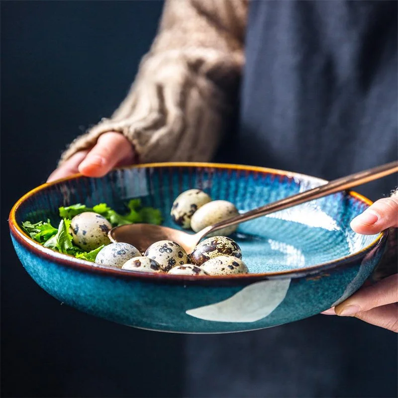 Тарелка для столовых приборов креативная Бытовая Керамическая тарелка