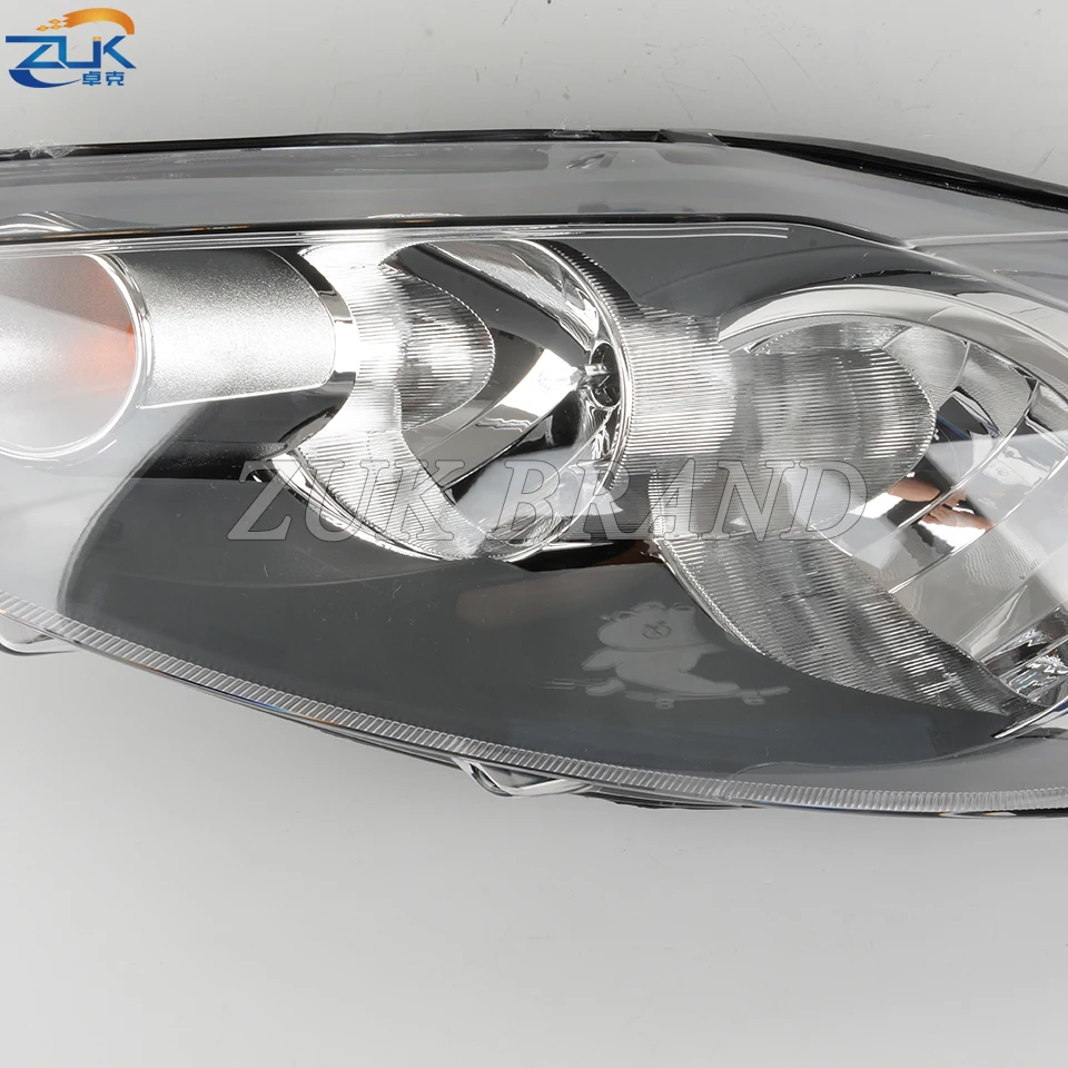 ZUK левый или правый передний бампер фары головной свет лампы для Ford Fiesta 2009 2010 2011 2012